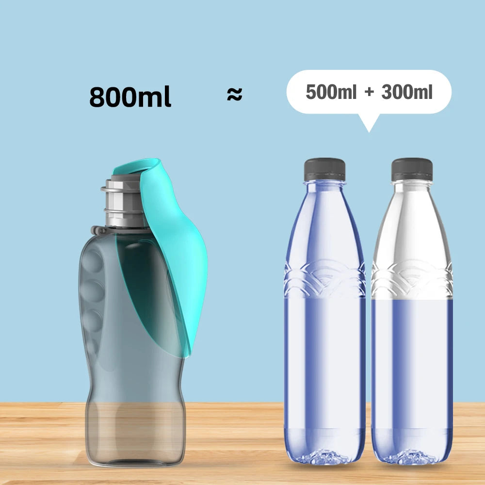 Portable Dog Water Bottle 800ml