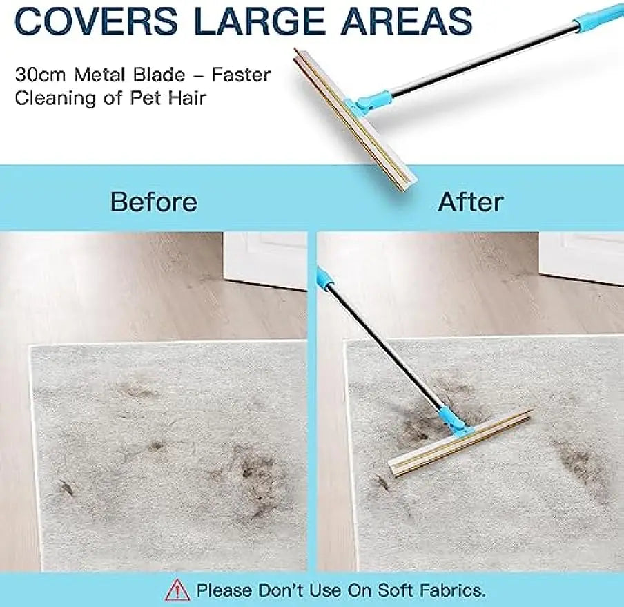Carpet Rake Pet Hair Remover Set 