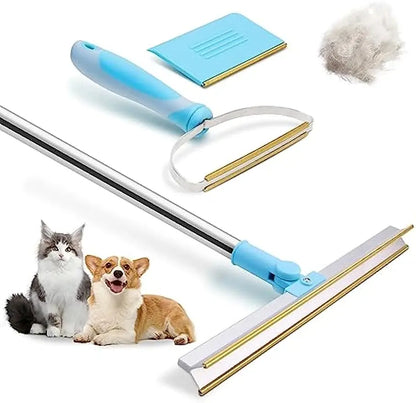 Carpet Rake Pet Hair Remover Set 