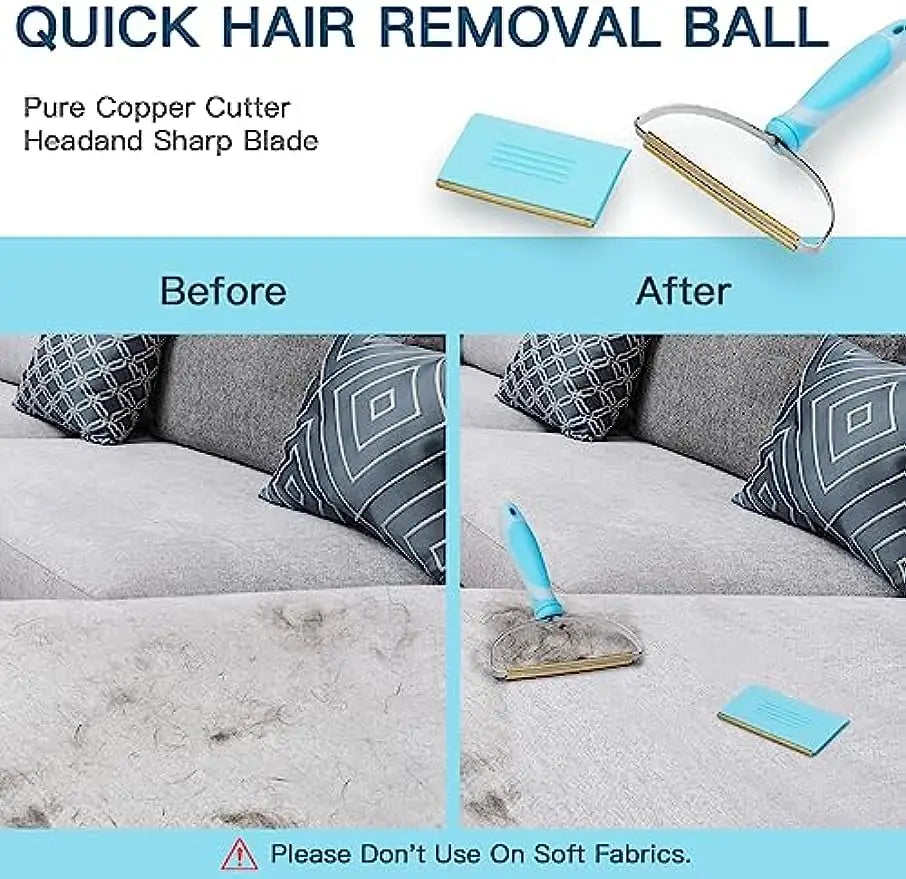Carpet Rake Pet Hair Remover Set 